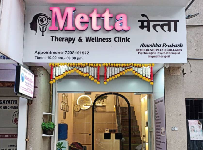 Metta Therapy & Wellness Clinic in Kharghar providing psychologists, therapists and hypnotherapy services